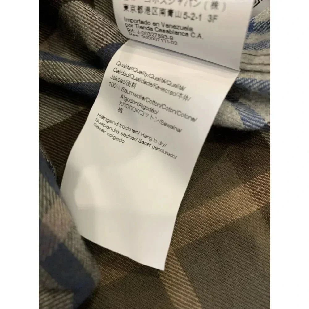 Hugo Boss Men's Brown Plaid Ermann Long Sleeve Button Down Shirt XL NWT - Picture 12 of 12